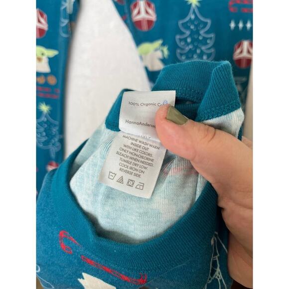 Hanna Andersson Star Wars Baby Yoda Grogu Christmas Organic Cotton Womens L/XL - Picture 7 of 11